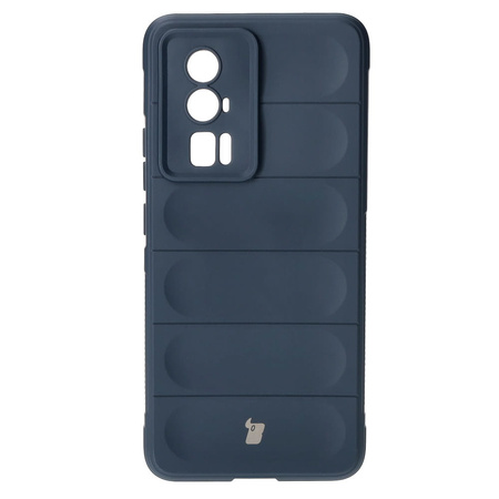 Pancerne etui Bizon Case Tur do Xiaomi Pocophone F5 Pro, granatowe