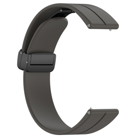 Silikonowy pasek Bizon Strap Watch Silicone L do Quick Release 22 mm, czarny