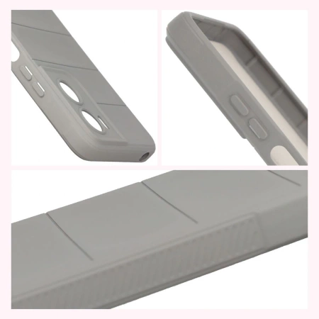 Pancerne etui Bizon Case Tur do Motorola Moto G06 4G / G06 Power 4, jasnoszare