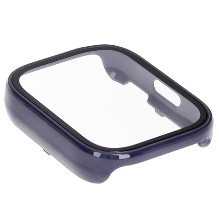 Etui ze szkłem do zegarka Bizon Case+Glass Watch do Xiaomi Redmi Watch 5 Active, niebieskie