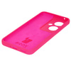 Silikonowe etui Bizon Soft Case do Oppo Reno11 F 5G, neonowo-różowe