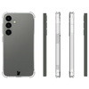 Etui + 2x szkło + obiektyw Bizon Case Clear Pack do Galaxy S24, przezroczyste