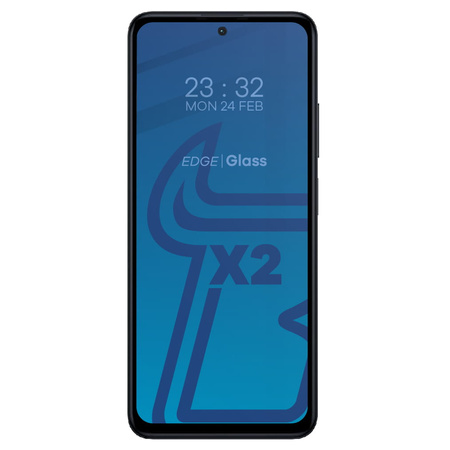 Szkło hartowane Bizon Glass Edge - 2 sztuki + ochrona na obiektyw, Xiaomi Poco X4 GT
