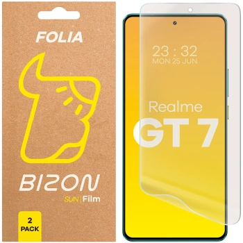 Folia matowa Bizon Glass Film Sun Duo do Realme GT 7, 2 sztuki