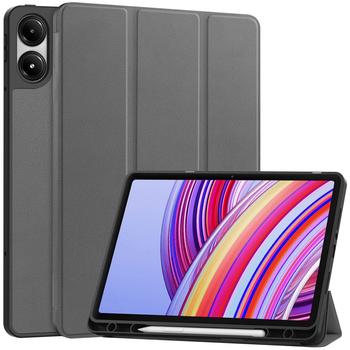 Etui z klapką Bizon Case Tab Lizard do Xiaomi Redmi Pad Pro 12.1, szare