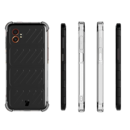 Elastyczne etui + 2x folia na ekran Bizon Case Clear Pack do Galaxy Xcover7 Pro