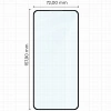 Szkło hartowane Bizon Glass Edge 3D do Xiaomi 15 Ultra / 15 Pro, czarna ramka