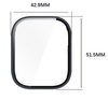 Etui ze szkłem do zegarka Bizon Case+Glass Watch do Xiaomi Redmi Watch 5 Active, niebieskie