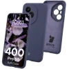 Silikonowe etui Bizon Soft Case do Honor 400 Pro, ciemnoniebieskie