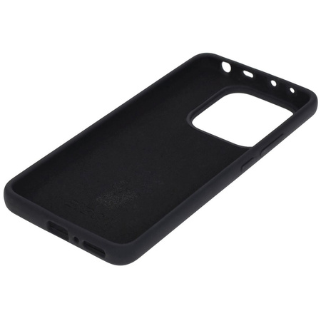 Silikonowe etui Bizon Soft Case do Xiaomi Redmi Note 14 5G, czarne
