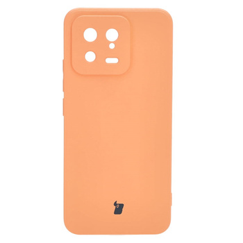 Etui Bizon Case Silicone Sq do Xiaomi 13, pomarańczowe