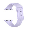 Pasek Bizon Strap Watch Silicone S do Apple Watch 44/45/46/49 mm, jasnofioletowy