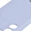 Etui Bizon Case Silicone Magnetic Sq do Galaxy S24 Plus, jasnofioletowe