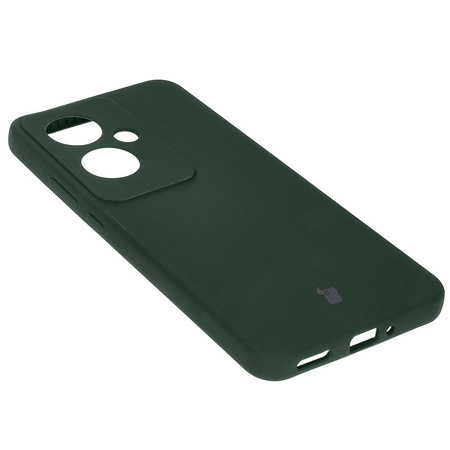 Silikonowe etui Bizon Soft Case do Oppo Reno11 F 5G, ciemnozielone