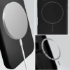 Silikonowe etui z pierścieniem magnetycznym Bizon Soft Case Magnetic do iPhone 14 Pro Max, czarne