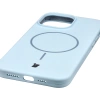 Silikonowe etui z pierścieniem magnetycznym Bizon Soft Case Magnetic do iPhone 14 Pro Max, błękitne