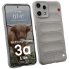 Pancerne etui Bizon Case Tur do Nothing Phone (3a) Lite, jasnoszare