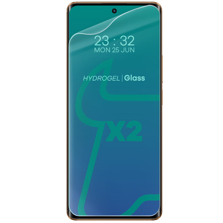 Folia hydrożelowa na ekran Bizon Glass Hydrogel Front Duo do Realme 11 Pro / 11 Pro +, 2 sztuki