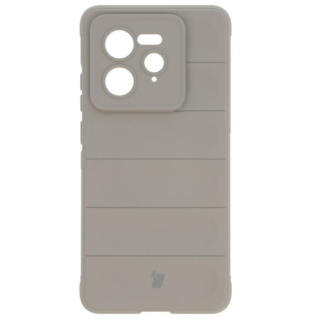 Pancerne etui Bizon Case Tur do Realme GT 7 Pro, jasnoszare