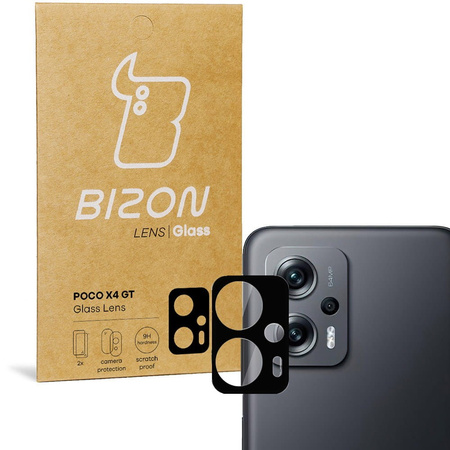 Szkło na aparat Bizon Glass Lens dla Xiaomi Poco X4 GT, 2 sztuki