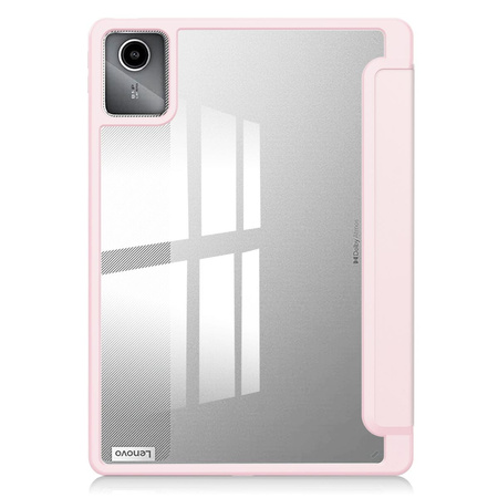 Etui Bizon Case Tab Clear Matt do Lenovo Tab M11 1 gen., różowe