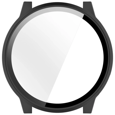 Etui ze szkłem do zegarka Bizon Case Watch Adamo do Garmin Venu 4 41 mm, czarne