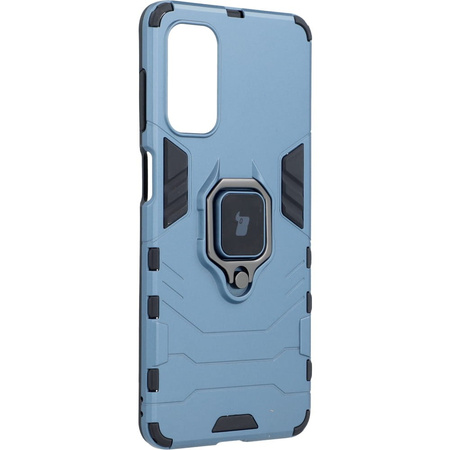 Etui Bizon Case Armor Ring do Galaxy M52, niebieskie