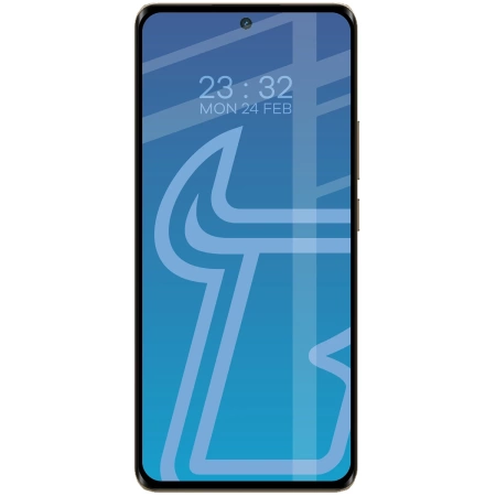Szkło hartowane Bizon Glass Edge Duo do Realme 14 5G / 14T 5G, czarna ramka, 2 sztuki