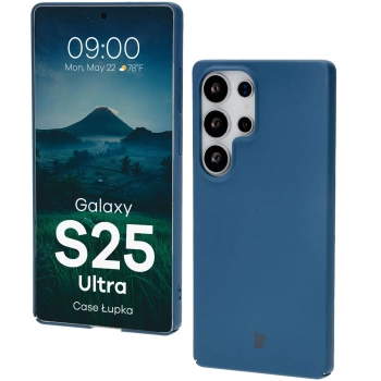 Etui Bizon Case Łupka do Galaxy S25 Ultra, niebieskie