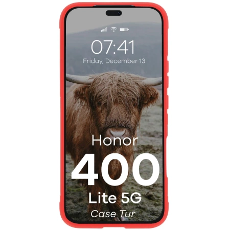 Pancerne etui Bizon Case Tur do Honor 400 Lite, czerwone