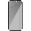 Prywatyzujące szkło hartowane Bizon Glass Edge Shadow do iPhone 16 Pro Max, przyciemniane z czarną ramką