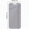 Prywatyzujące szkło hybrydowe Bizon Glass Mule Shadow do iPhone 16, matowe