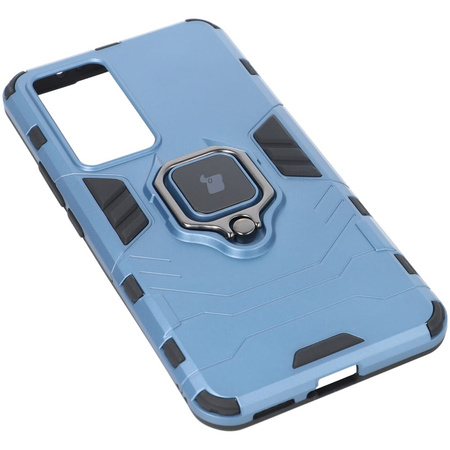 Etui Bizon Case Armor Ring do Xiaomi 12T, niebieskie