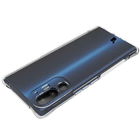 Elastyczne etui + 2x folia na ekran Bizon Case Clear Pack do HTC U24 Pro, przezroczyste