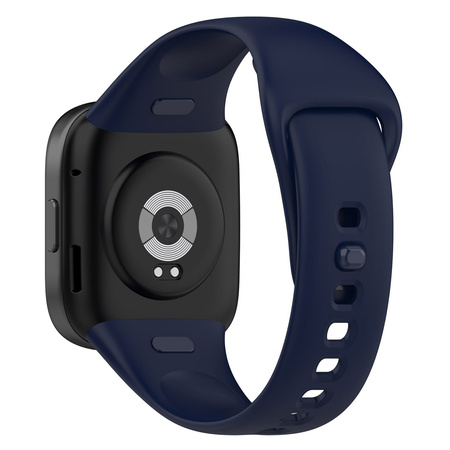 Pasek Bizon Strap Watch Dots do Xiaomi Redmi Watch 3, granatowy