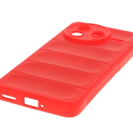 Pancerne etui Bizon Case Tur do Xiaomi Poco F7 Pro, czerwone