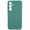 Etui Bizon Case Silicone do Samsung Galaxy S23 FE, ciemnozielone