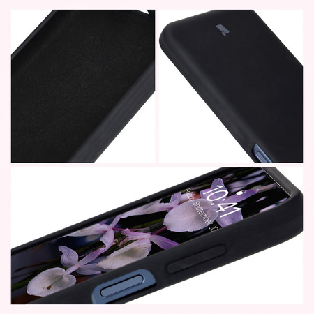 Silikonowe etui Bizon Soft Case do Galaxy M35 5G, czarne