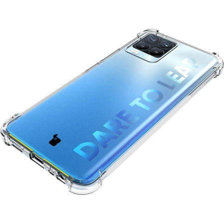 Etui + 2x szkło + obiektyw Bizon Case Clear Pack do Realme 8 / 8 Pro, przezroczyste