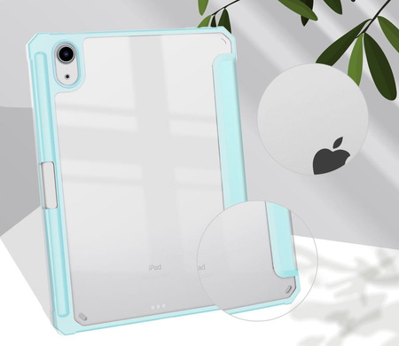 Etui Bizon Case Tab Clear Matt do Apple iPad Mini 6 2021, błękitne