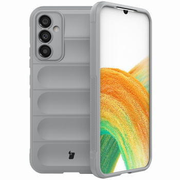 Pancerne etui Bizon Case Tur do Galaxy A34 5G, jasnoszare