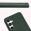 Silikonowe etui Bizon Soft Case do Galaxy S24 Plus, ciemnozielone