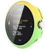 Etui ze szkłem do zegarka Bizon Case+Glass Watch do Google Pixel Watch 3 41mm, żółtozielone