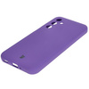 Silikonowe etui Bizon Soft Case do Galaxy M35 5G, fioletowe