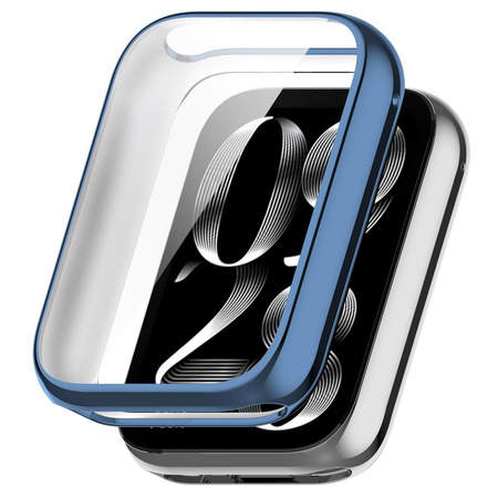 Etui Bizon Case Watch Felipe do Xiaomi Smart Band 8 Pro, niebieskie