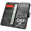 Etui z klapką Bizon Case Pocket do Realme C67 4G, czarne
