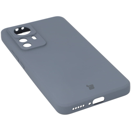 Etui Bizon Case Silicone Sq do Xiaomi 12T Pro, szare