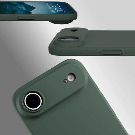 Etui Bizon Case Łupka do iPhone Air, zielone