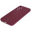 Silikonowe etui Bizon Soft Case do Galaxy M35 5G, ciemnofioletowe