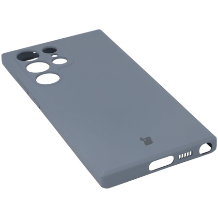 Etui Bizon Case Silicone Sq do Galaxy S23 Ultra, szare
